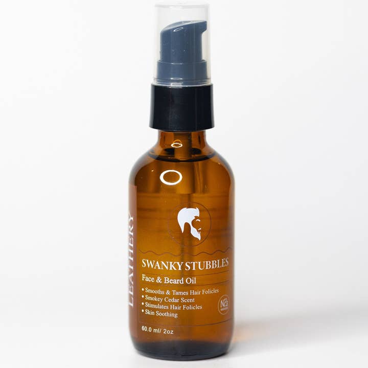 Nea Naturals - Wholesale Beard Conditioner - Swanky Stubble Face & Beard Oil | Leathery