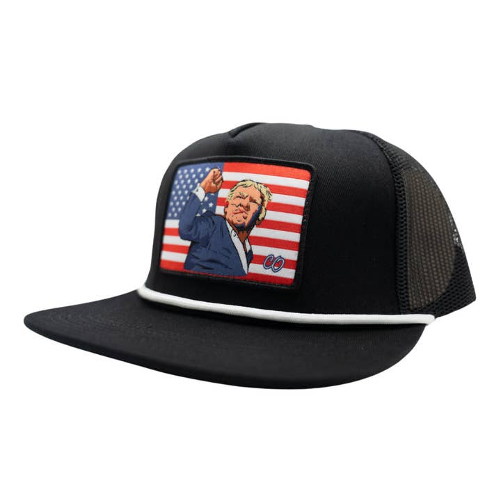 Chance Outdoors - Wholesale Flat Brim Cap - Men's - LIMITED EDITION Patriot Trump Hat