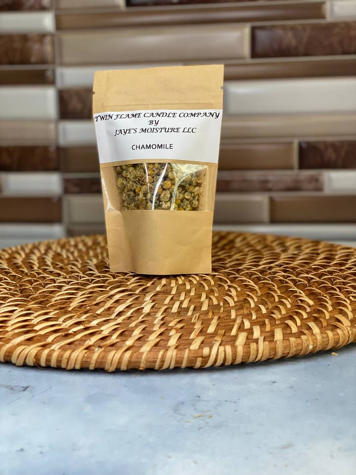 Chamomile for wholesale by Twin Flame Candle Company by Jaye’s Moisture LLC