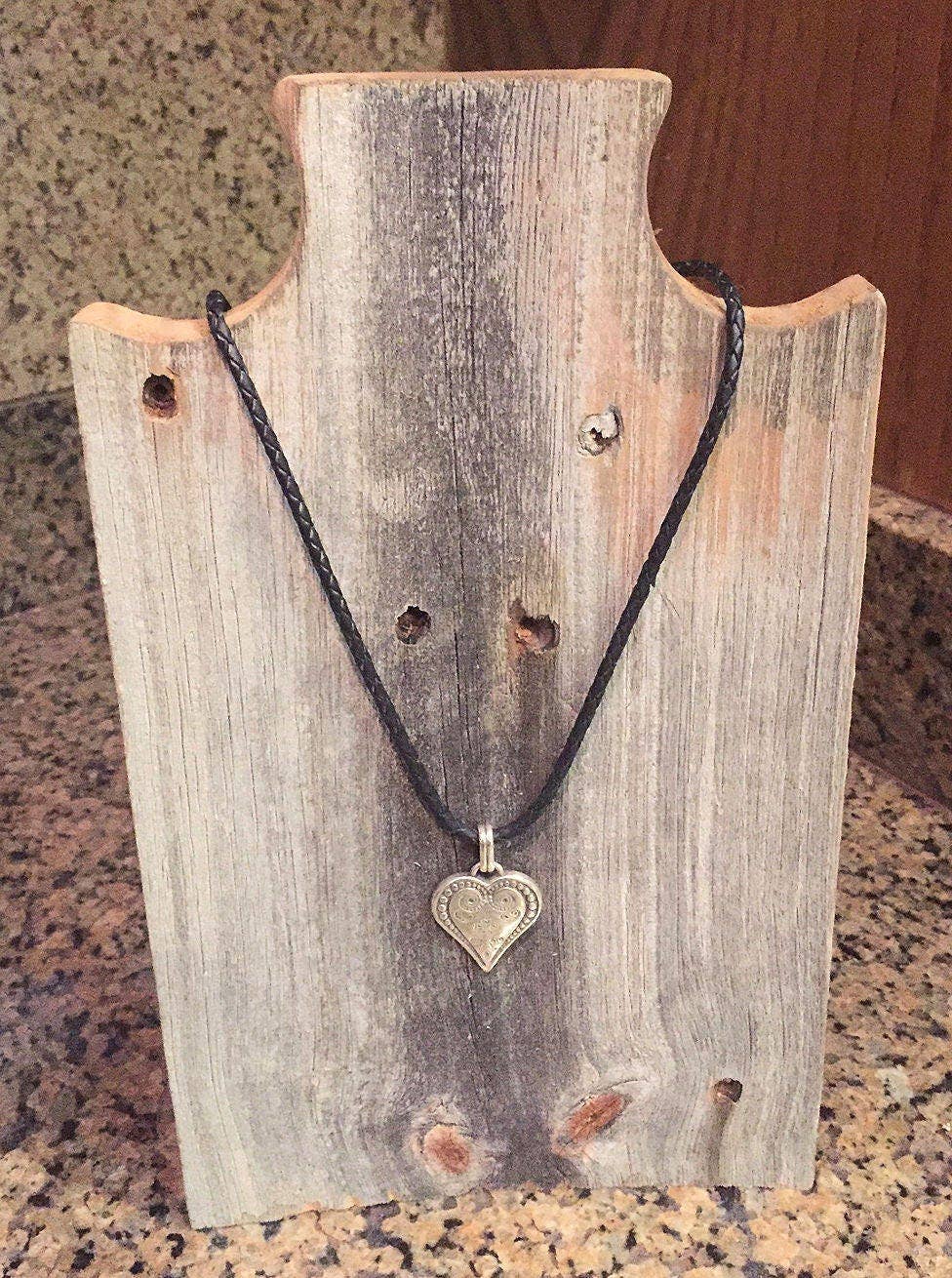 Gifted Shop Works, LLC - Wholesale Jewelry Stand & Display - Weathered Wood Necklace Display Stand And Holder7