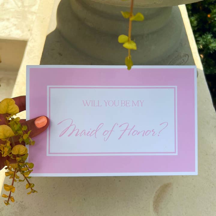 Atventure - Wholesale Gift Bag - Blush Pink Bridesmaid Proposal Box8