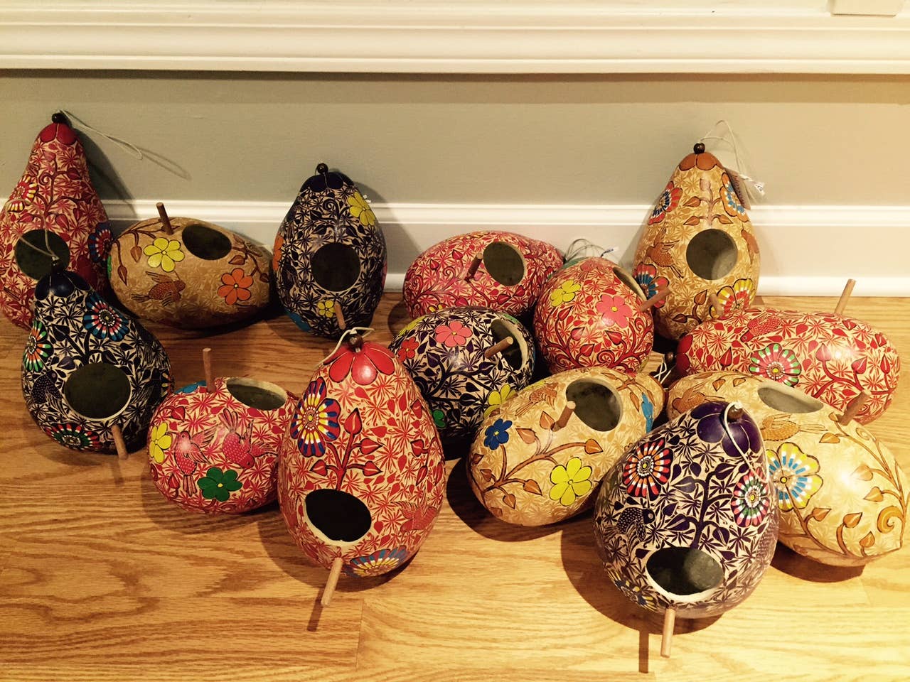 Blossom Inspirations - Wholesale Bird House - Forest Birdhouse Gourd3