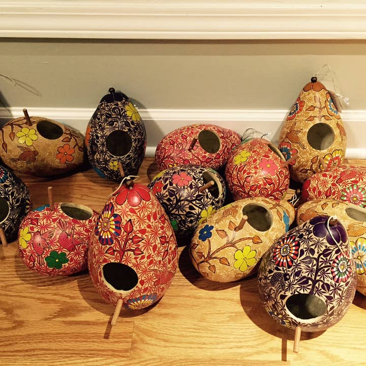 Blossom Inspirations - Wholesale Bird House - Forest Birdhouse Gourd3