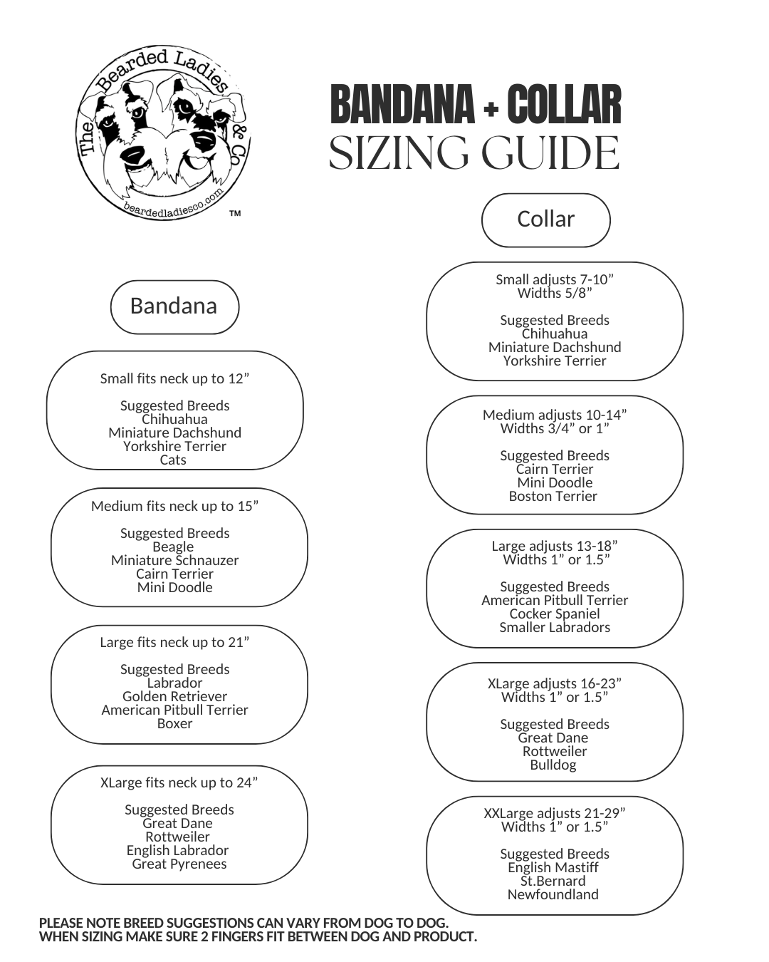 Bearded Ladies & Co - Wholesale Pet Collar - Dog - Black & White Mini Check Dog Collar1