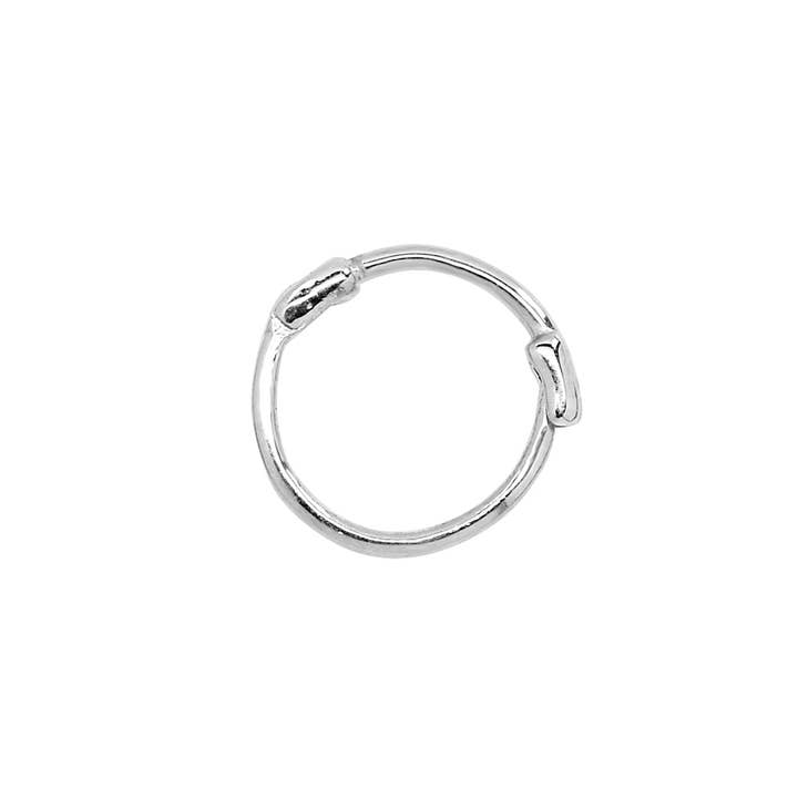 Ofina Jewelry - Wholesale Huggie Earrings - 10k Solid Gold Thin Huggie3