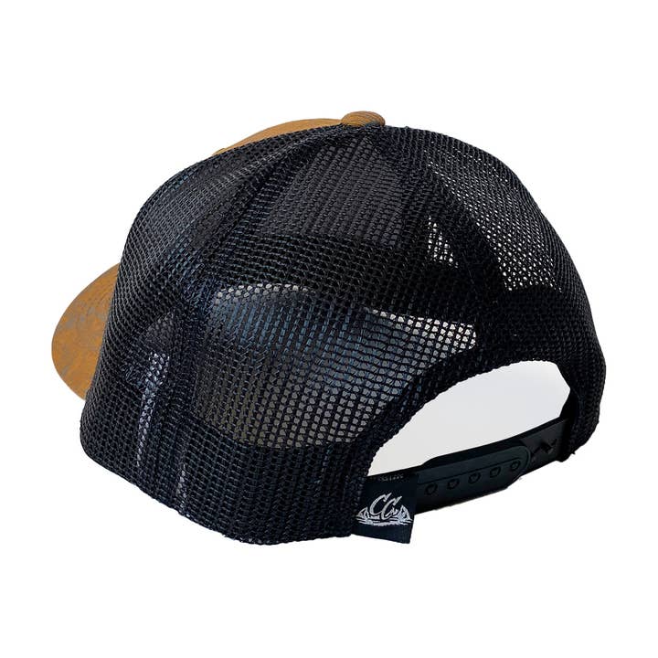 ColoradoCool Apparel - Wholesale Trucker Hat - Unisex - Topo Canvas Trucker Hat - Khaki1