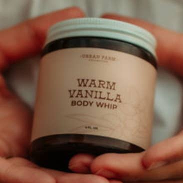 Warm Vanilla Body Whip for wholesale by Urban Farm Apothecary & Urban Farm Cosmetics