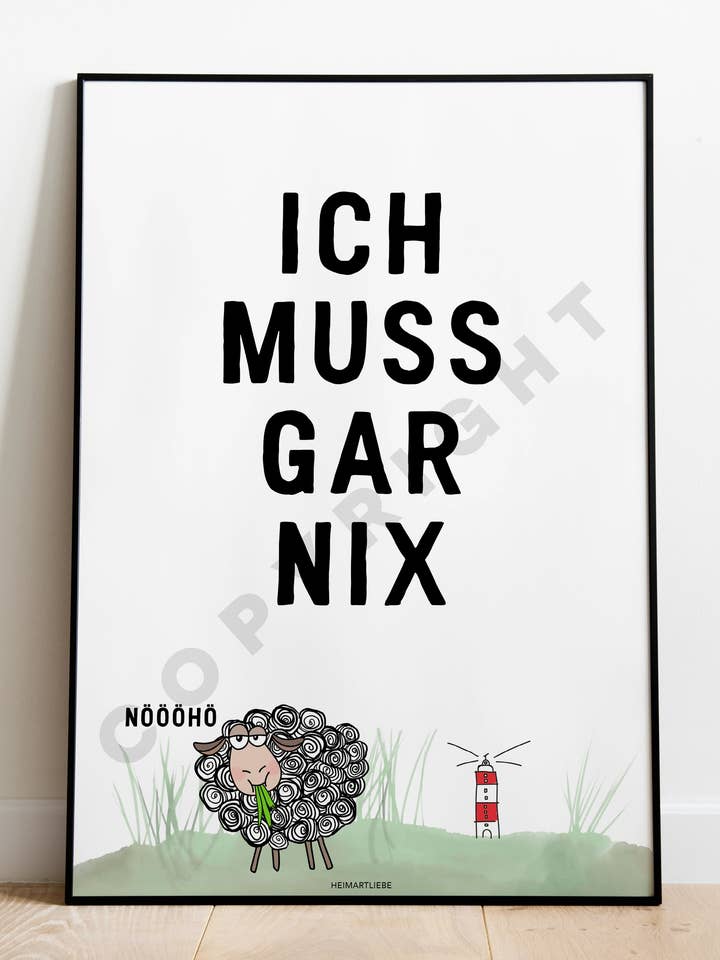 PRINT - I DON'T HAVE TO DO ANYTHING for wholesale by HEIMARTLIEBE®