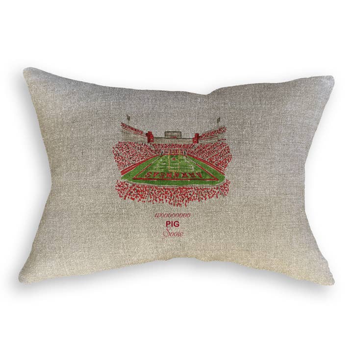 French Graffiti - Wholesale Tea Towel - Fayetteville, Arkansas Stadium with Quote8