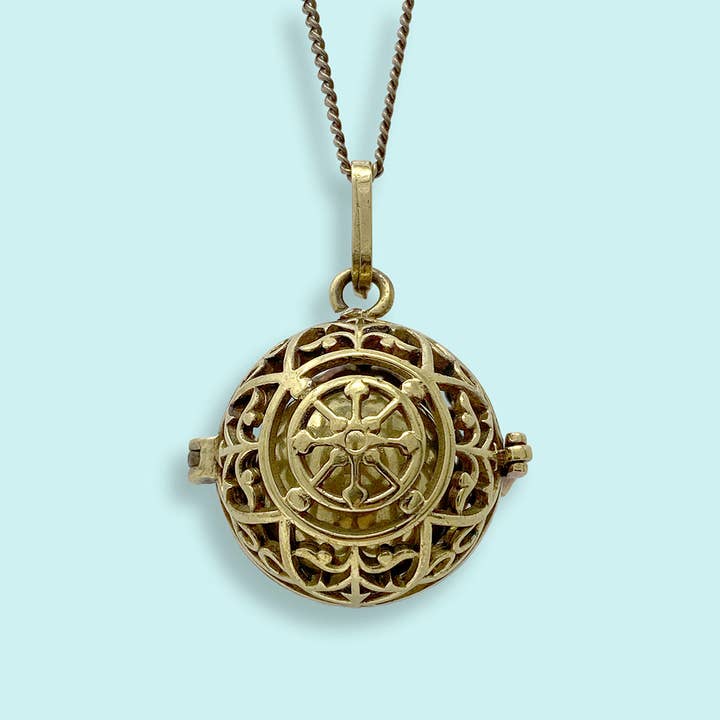 Bell Cage Necklace for wholesale by Ornamental Things