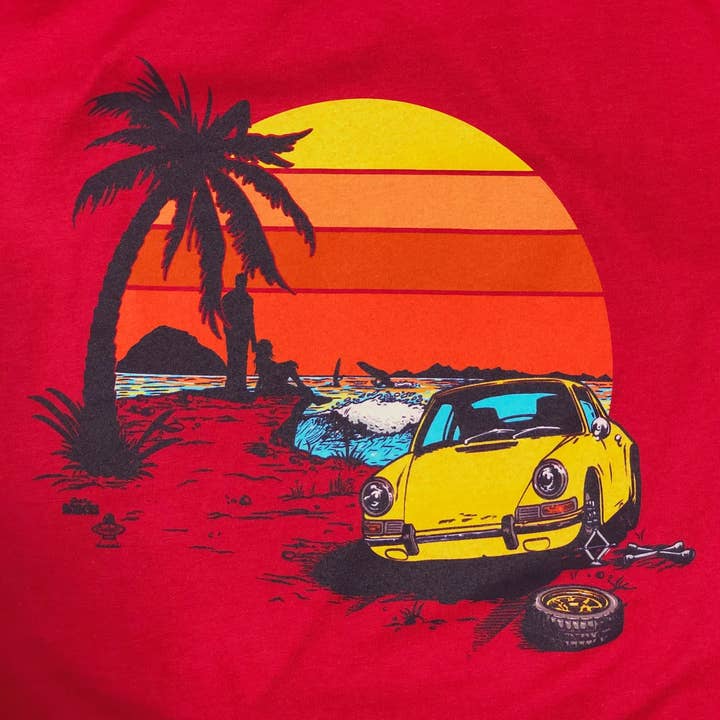 Tee-shirt Life a Beach pour la vente par Earth to Robots