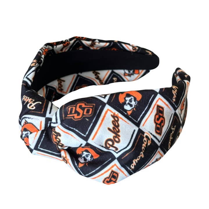 Oklahoma State Cowboys Lindsay Harlequin Headband for wholesale by Emerson Street Clothing Co Collegiate Shop