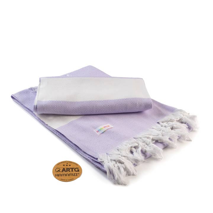 ARTG Hamamzz® Marmaris De Luxe Ljuslila/Vit för wholesale av ARTG