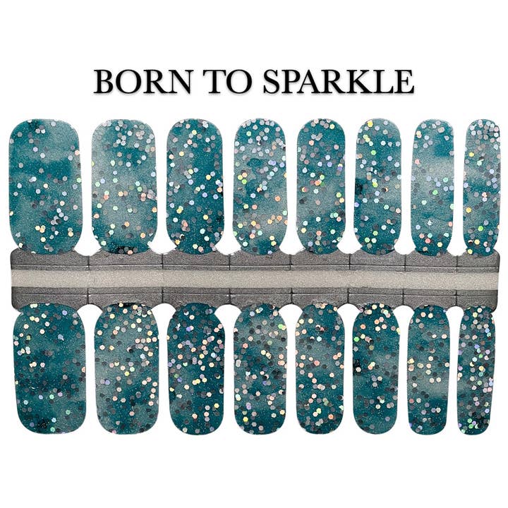 Nail Wrap - Born to Sparkle for wholesale by Salted Avenue