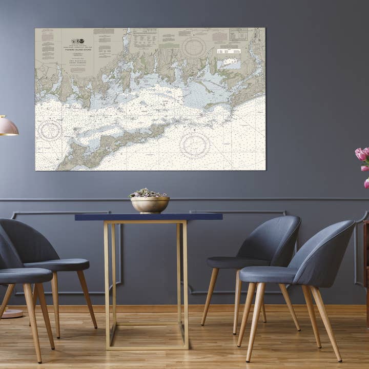 Fishers Island Sound Nautical Chart for wholesale by The Nautical Chart Co.