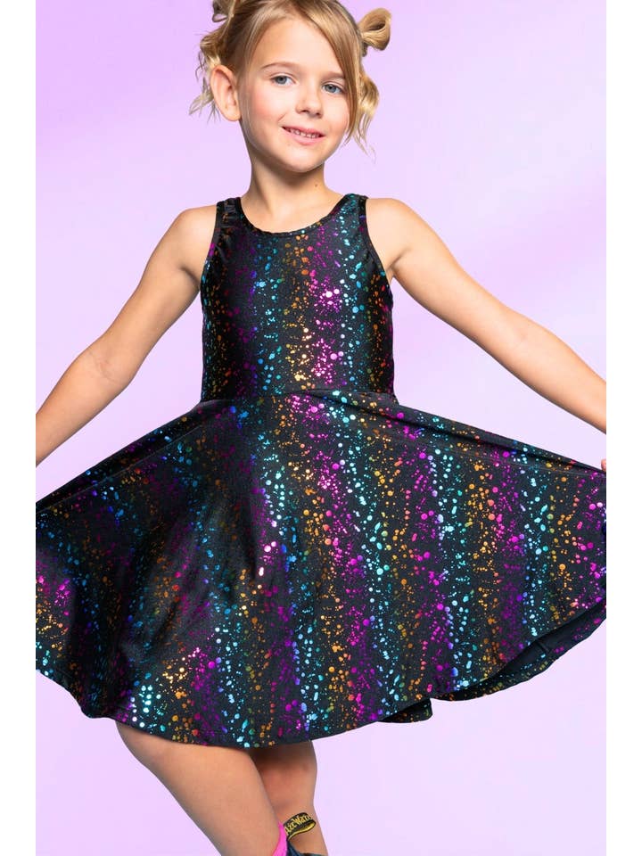 PixieLane - Wholesale Dress - Kids - Glitter Tank Super Twirl Dress57