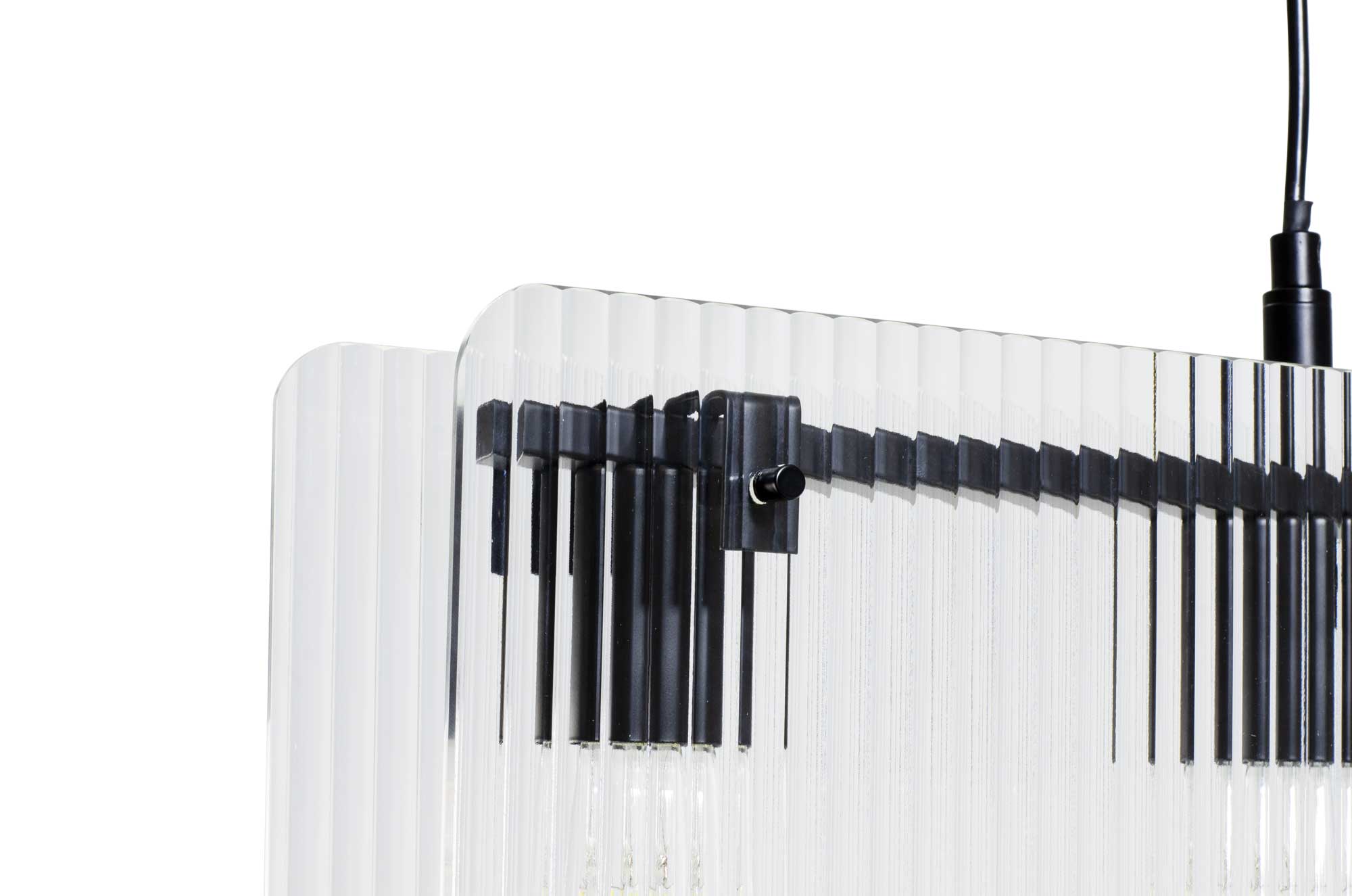 C-Création - Wholesale Chandelier/Hanging Light - Clear ribbed glass pendant light 4 lights Bosca3