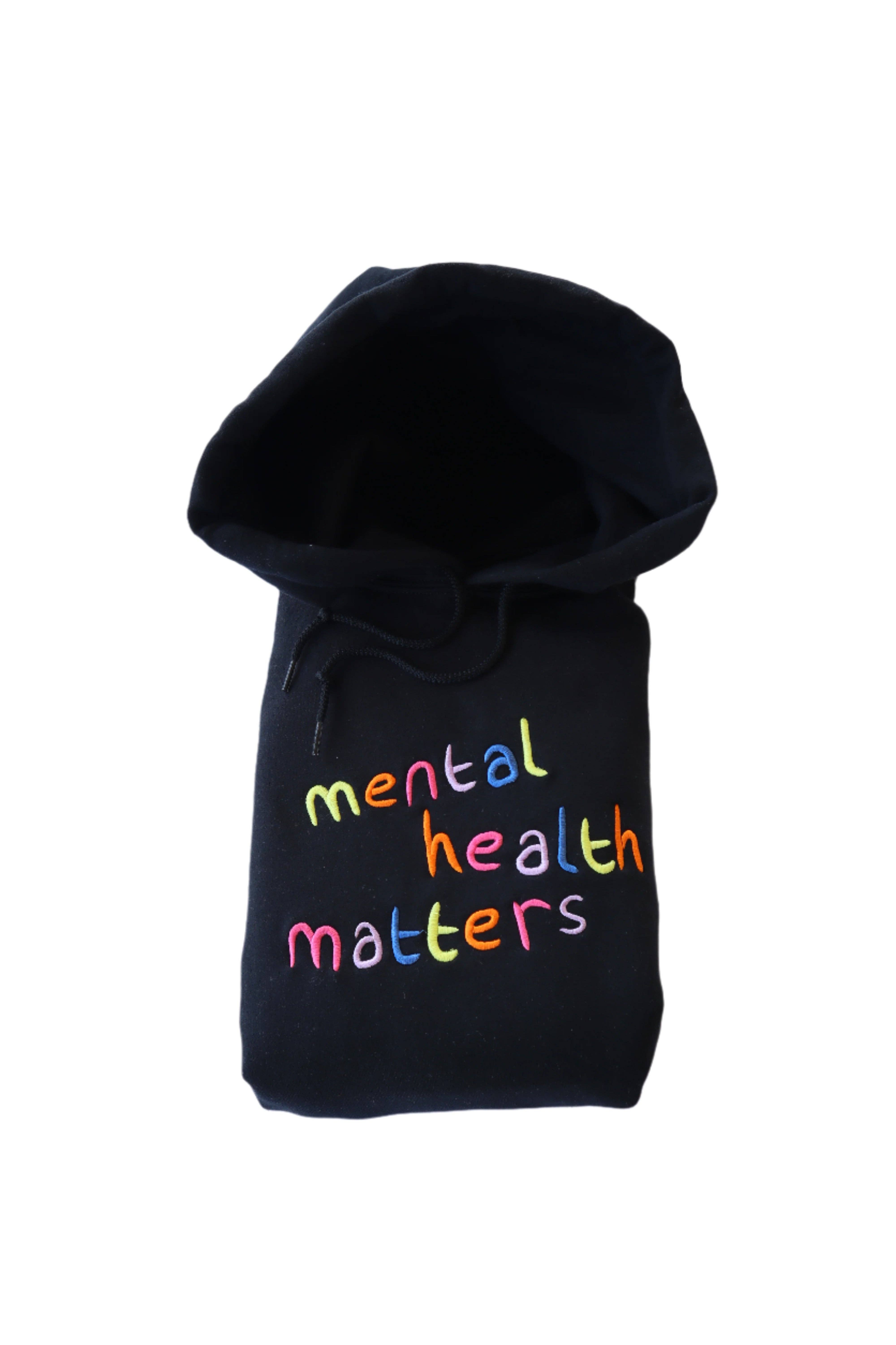 UNMATCHED - Wholesale Hoodie - Unisex - Rainbow Mental Health Matters, Hoodie or Crew Neck Long Sleeve, Classic fit, Unisex, Adult0