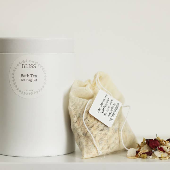 BLISS by Waddell & Co - Wholesale Bath & Body Set - Bath Tea (Tea Bag Set) - Wildflower + Green Tea Chamomile