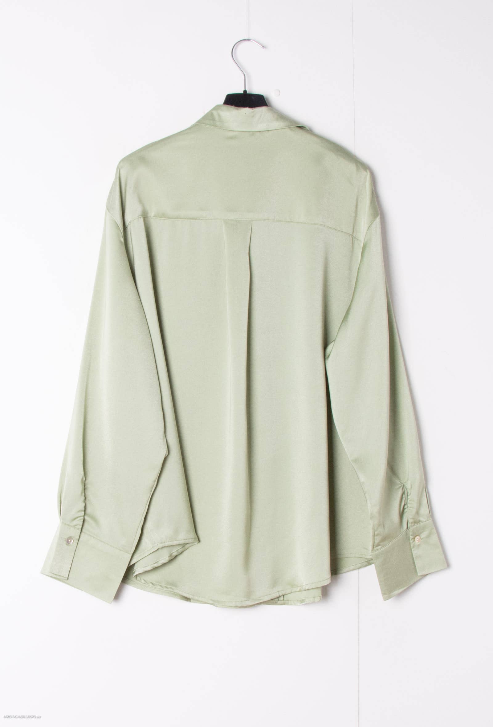 Afinity - Wholesale Button Down Shirt - Women's - Plus size satin shirt – Ref. A918-13