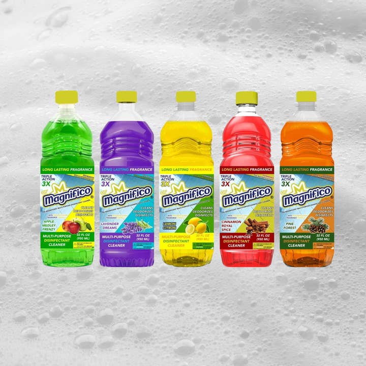 MAGNIFICO All-Purpose Cleaners – 5 Premium Scents (32 oz) for wholesale by Kings Group Distribution