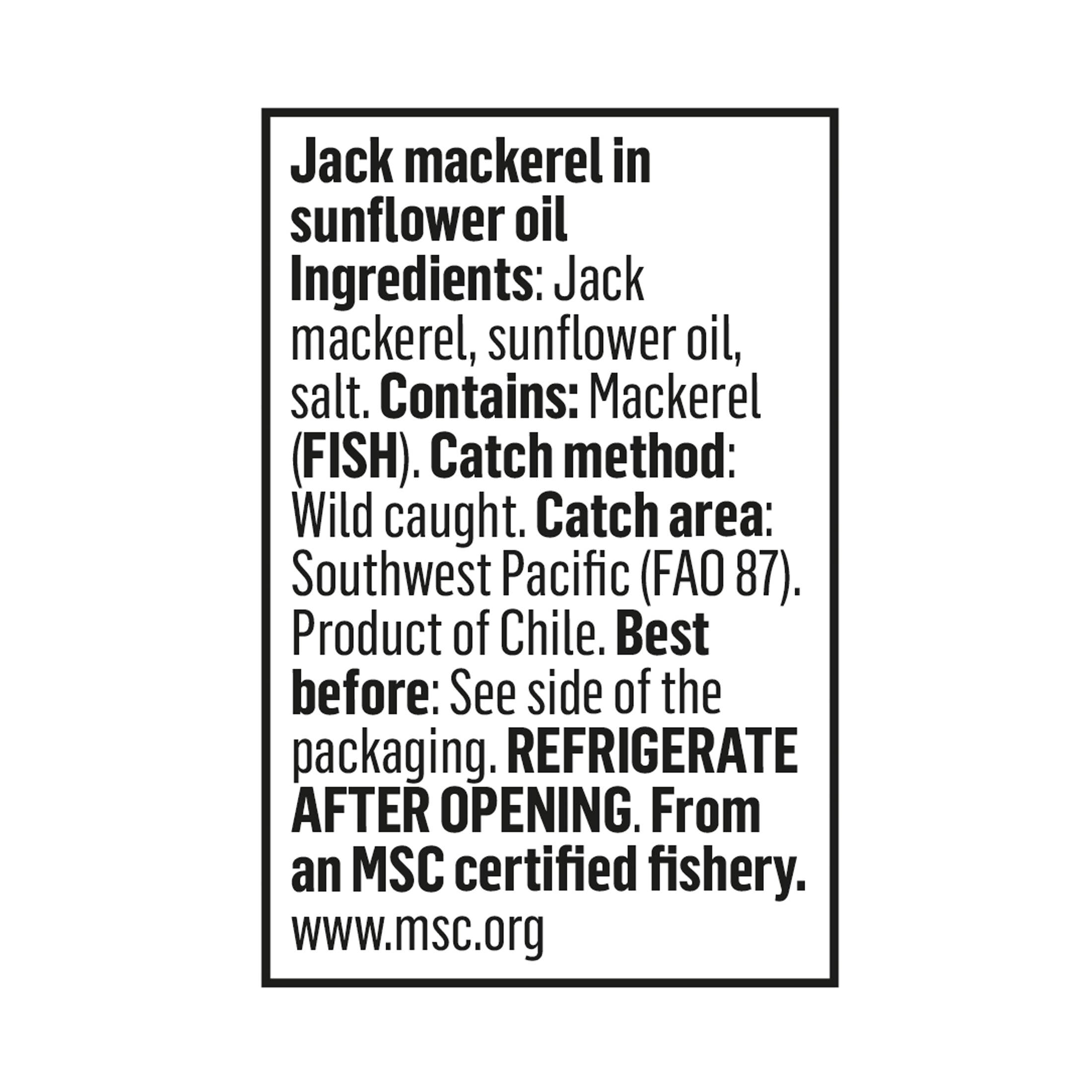 Sea Tales - Venta al por mayor Pescados/mariscos - Filetes de jurel en aceite de girasol3