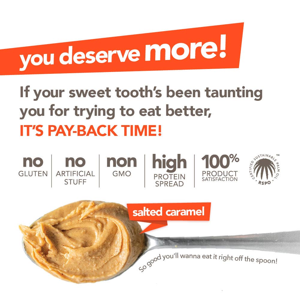 Nuts 'N More - Wholesale Nut Butter - Salted Caramel High Protein Peanut Butter Spread2