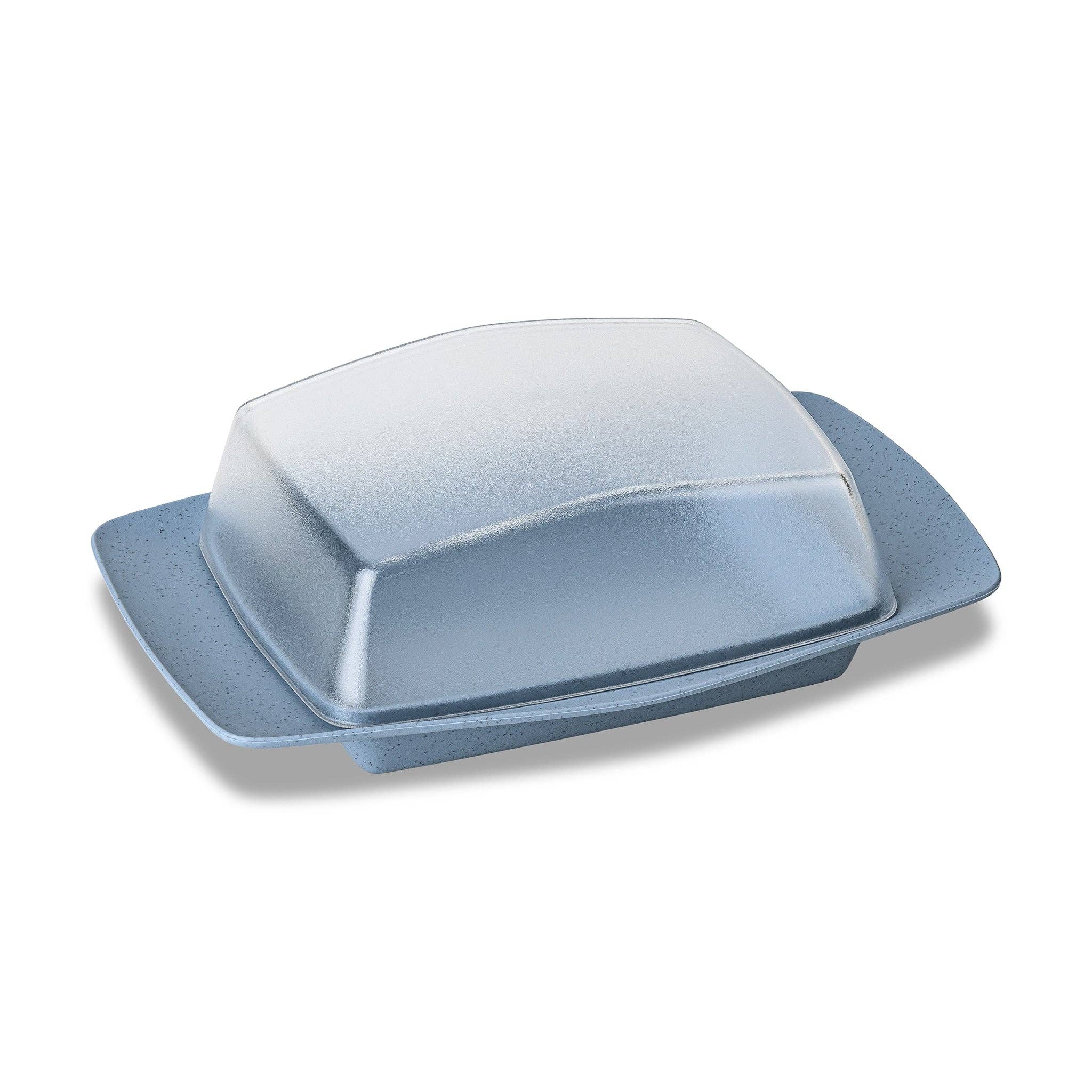 Nature flower blue Butter dish RIO for wholesale on Faire0