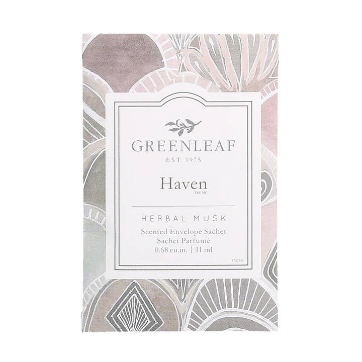 Greenleaf Gifts - Wholesale Sachet - Haven Small Sachet 30 Pack0
