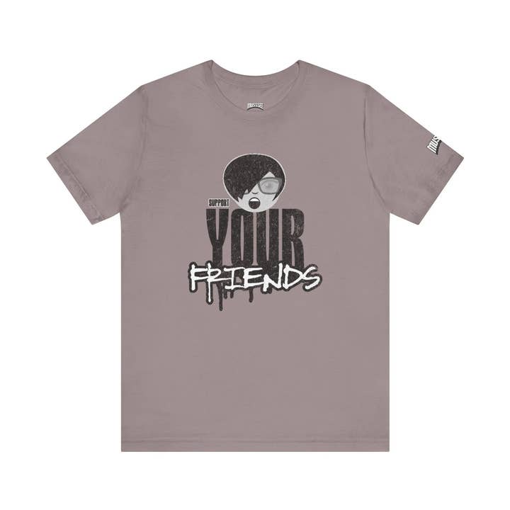 Camiseta Apoie os Seus Amigos por atacado de MUSSSEE