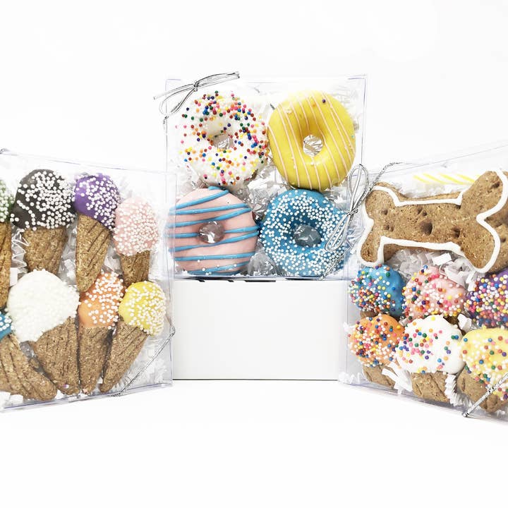 Pet Life 3 Pack of Donut, Ice Cream and Muffin Dog Biscuit for wholesale by Pet Life