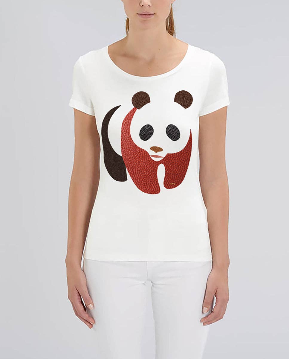 HYD T-SHIRT TSF PANDA L WHITE for wholesale on Faire0