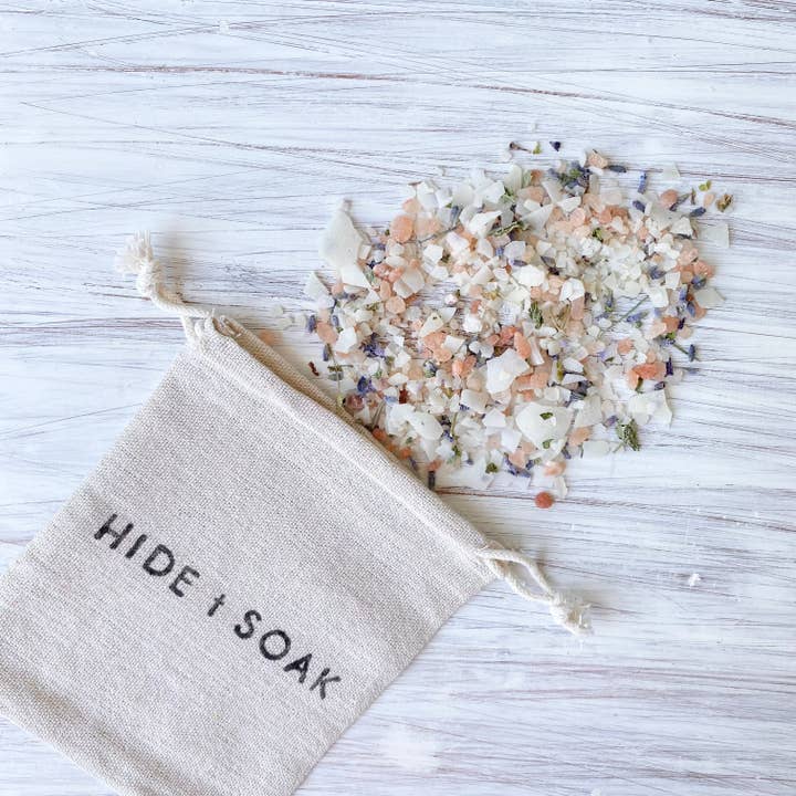 Hide + Soak | Luxurious Bath Salt Soaks & Magnesium Oil - Wholesale Bath Soak/Milk - #4 Juniper - Detox + Immune - Magnesium Bath + Foot Salts