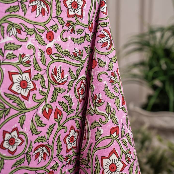 Atolia Designs – wholesale Tablecloth – Mehka Handblocked Table Cover 1
