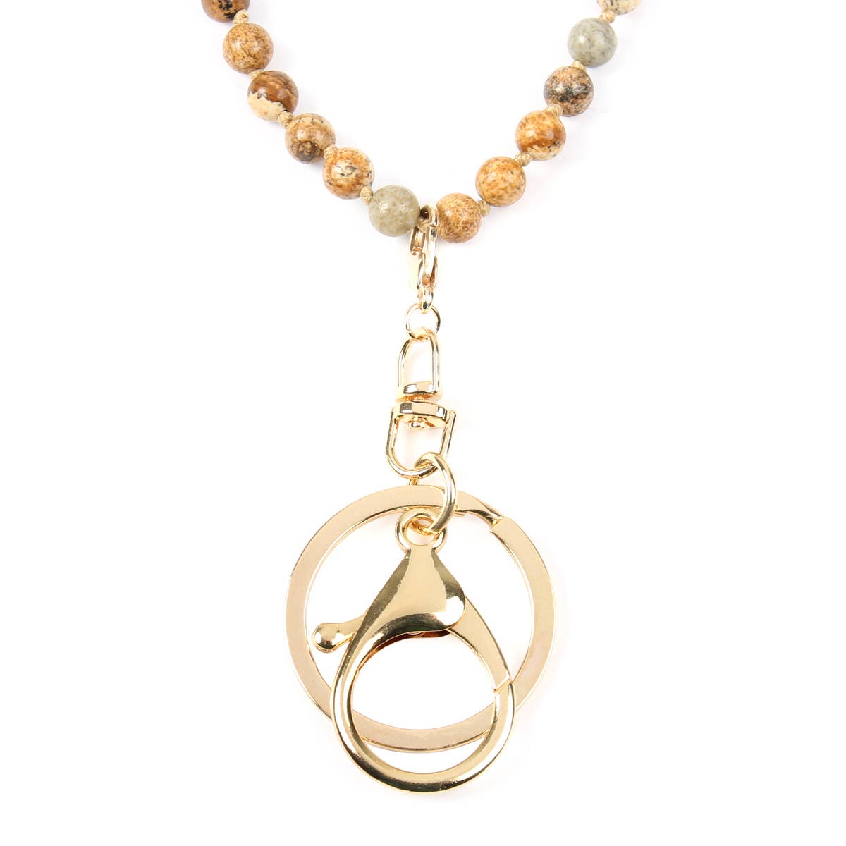 MYS Wholesale Inc - Wholesale Link & Chain Necklace - Natural Stone Beads Lanyard Necklace3