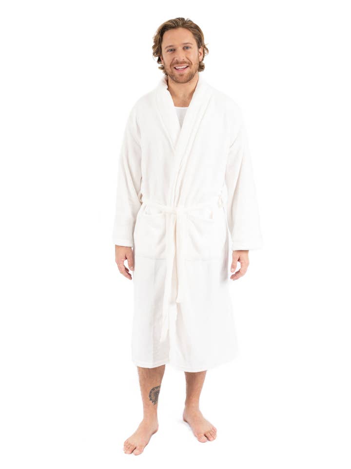 Leveret Pajamas - Wholesale Robe - Men's - Mens Fleece Robe for Winter9