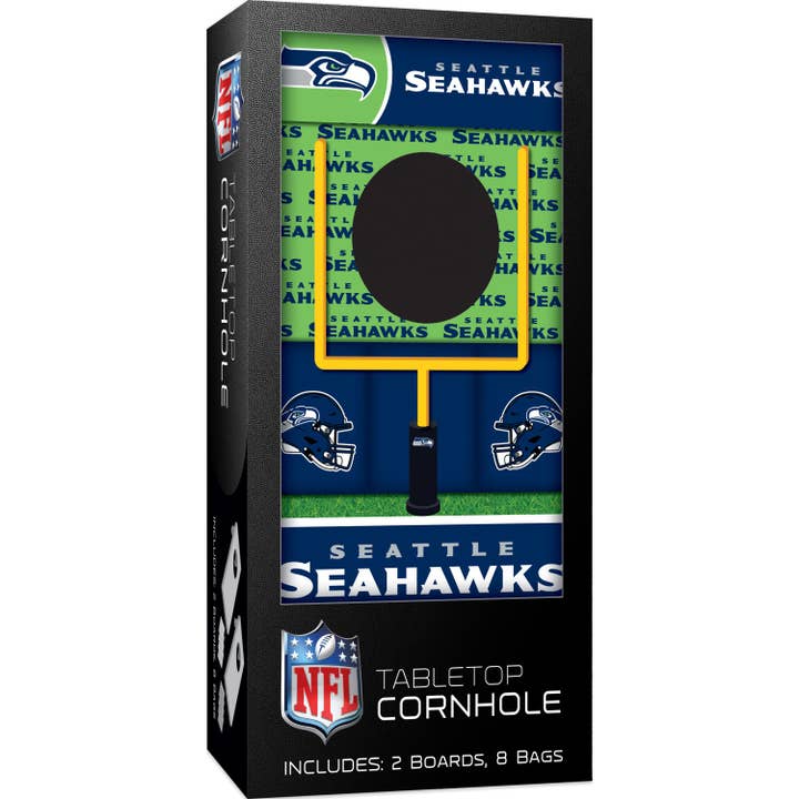 Masterpieces Puzzles - Wholesale Board Game - Seattle Seahawks - NFL Tabletop Cornhole