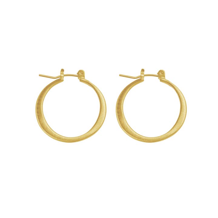 medium round hoop earrings for wholesale by Philippa Roberts