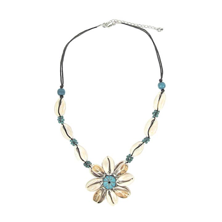 Nohea cowrie shell necklace for wholesale by Katie and Company