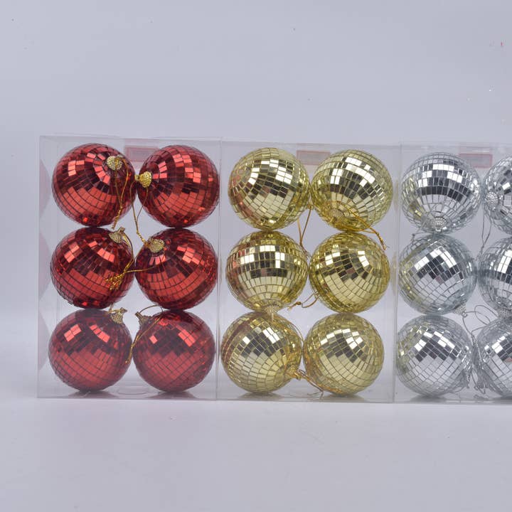 PALLINE DA DISCOTECA 70MMX6 IN PDQ per la vendita all'ingrosso da parte di Country Silk