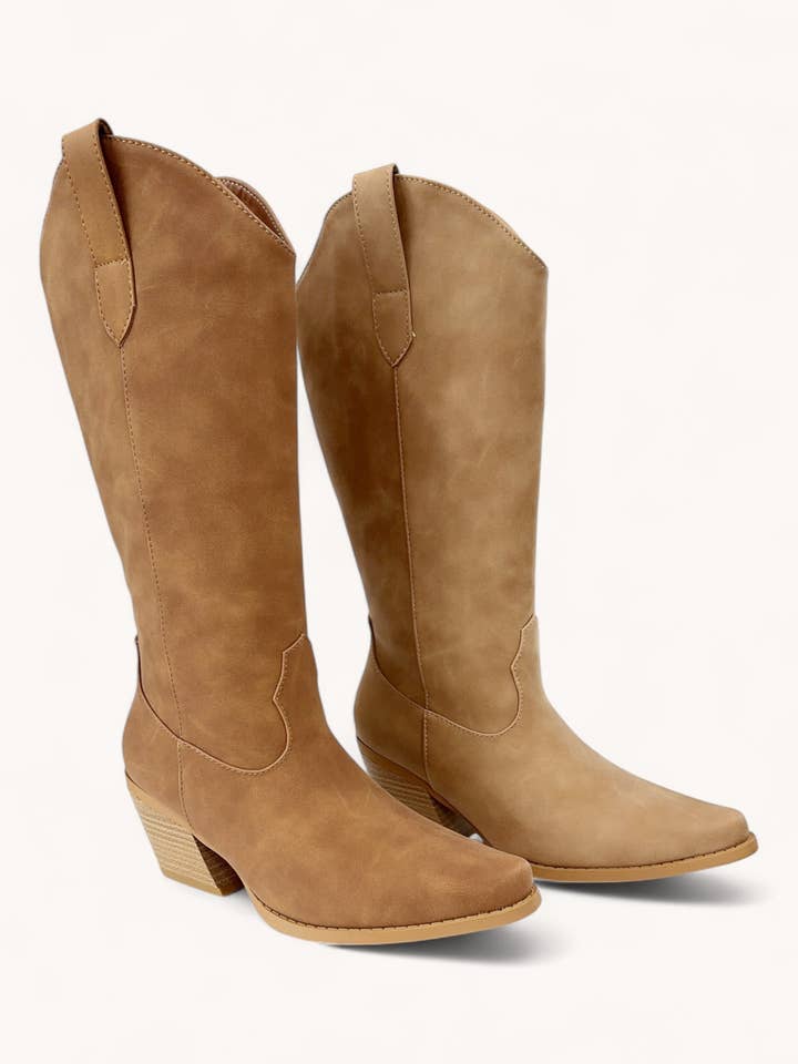 CCOCCI - Wholesale Cowboy Boots - Women's - CREEK-16 MINIMAL DESIGN WESTERN COWBOY BOOTS6