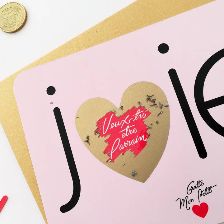 Pamela Loops - Wholesale Baby Card - Carte à gratter "Veux-tu être marraine ?"4