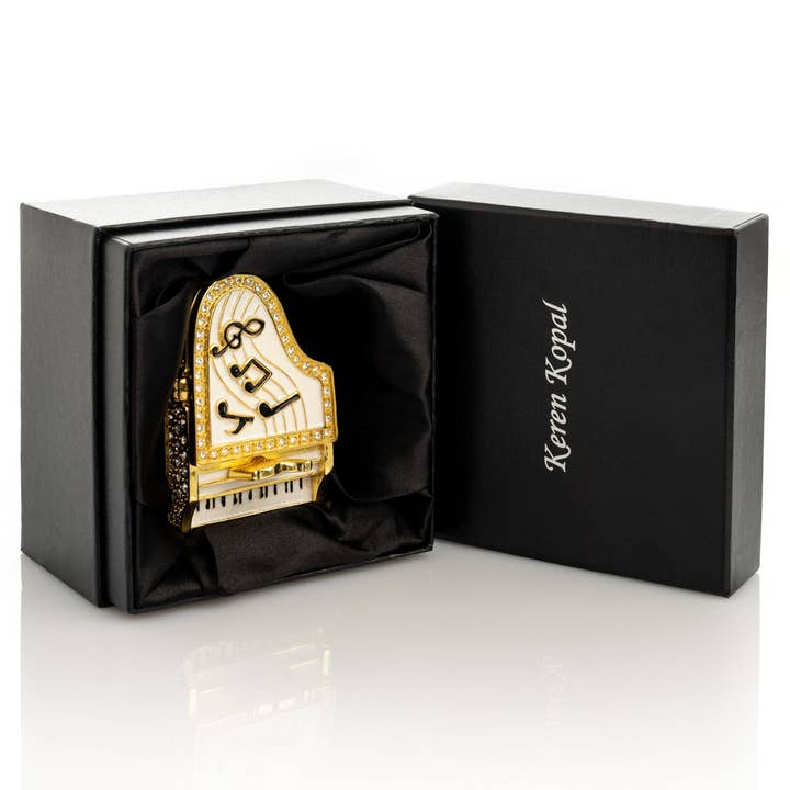 Keren Kopal - Wholesale Jewelry Box/Organizer - Golden White Piano9