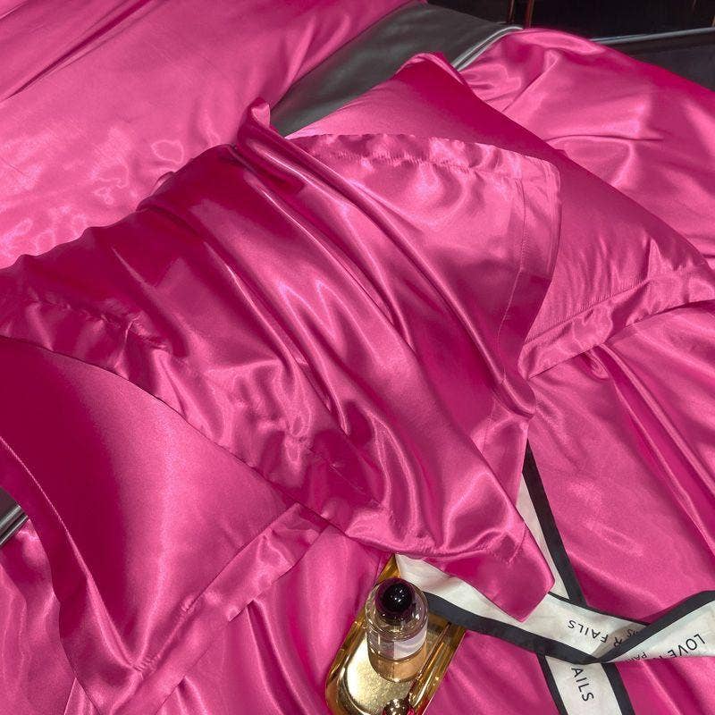 SueSilkHK - Wholesale Hoofdkussenhoes/met rits - Set van 2 satijnen kussenslopen voor haar en huid, 20 x 30 inch (50 x 76 cm), glanzende kussensloop met envelopsluiting, handgemaakte zijden kussensloop, cadeau voor haar9