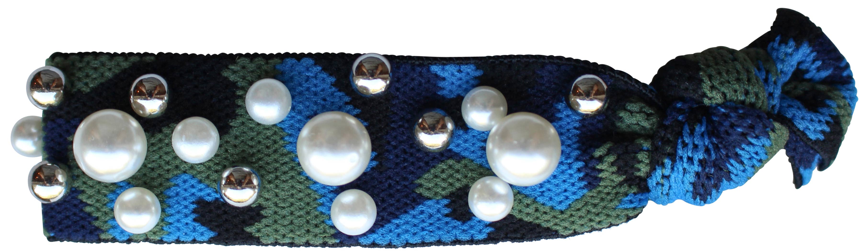 Gemelli – Engroshandel Hårbånd - Dame – Perle Stud Hair Tie5