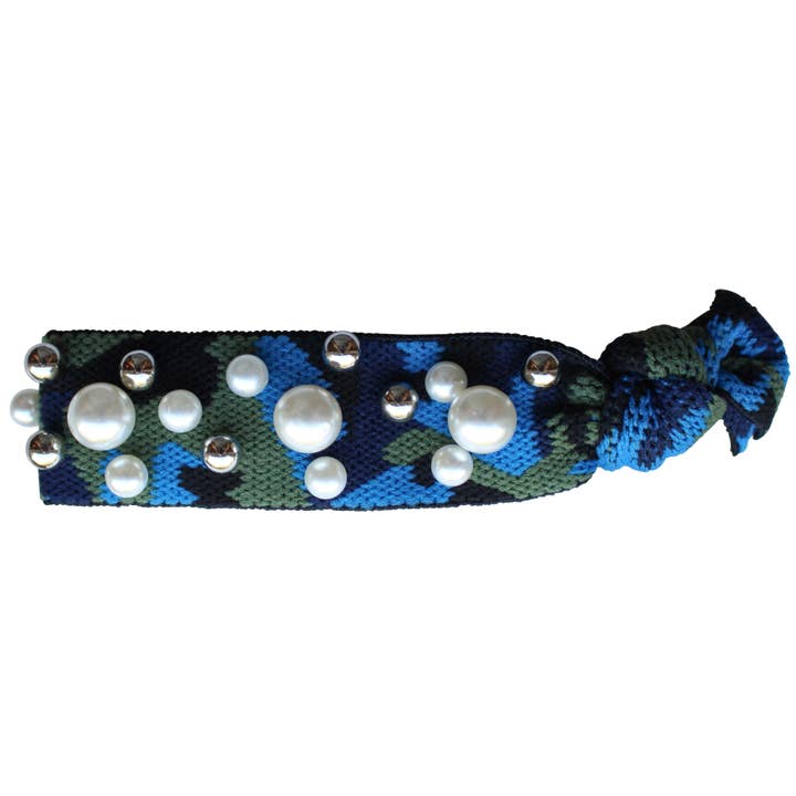 Gemelli – Engroshandel Hårbånd - Dame – Perle Stud Hair Tie5