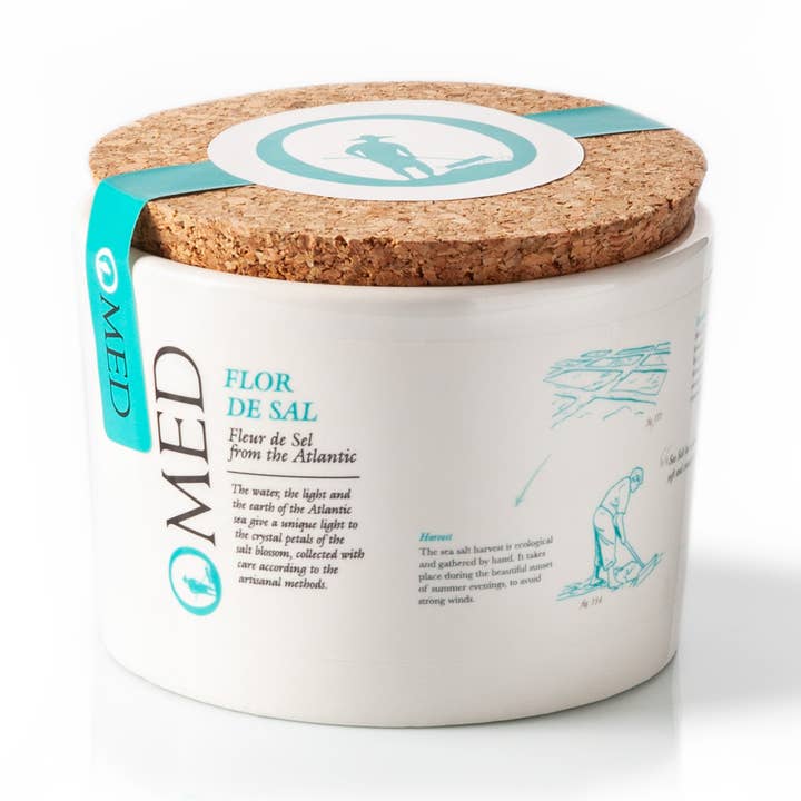 Omed Flor de Sal 100g for wholesale by Venturus Foods