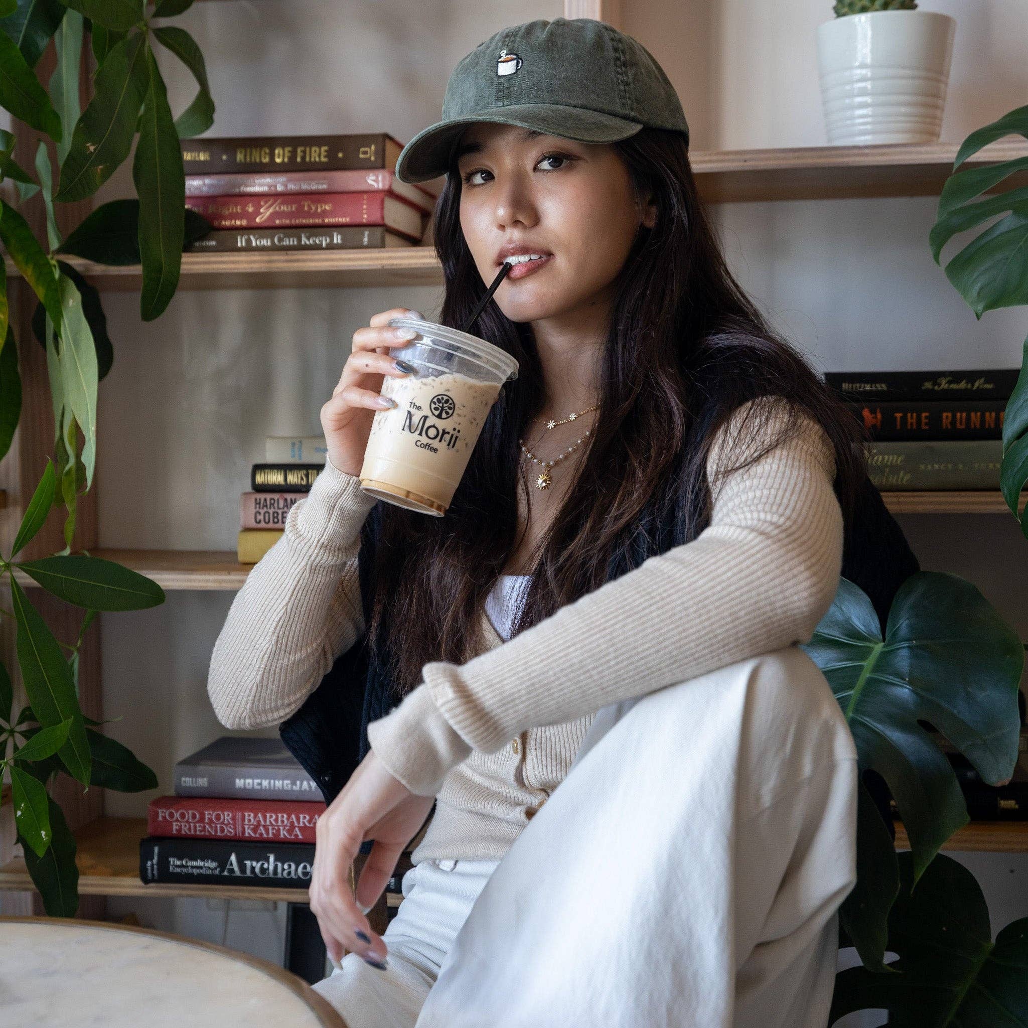 The Hungry Sloth – Engroshandel Baseballkasket - Unisex – Kaffe Broderet Hat10