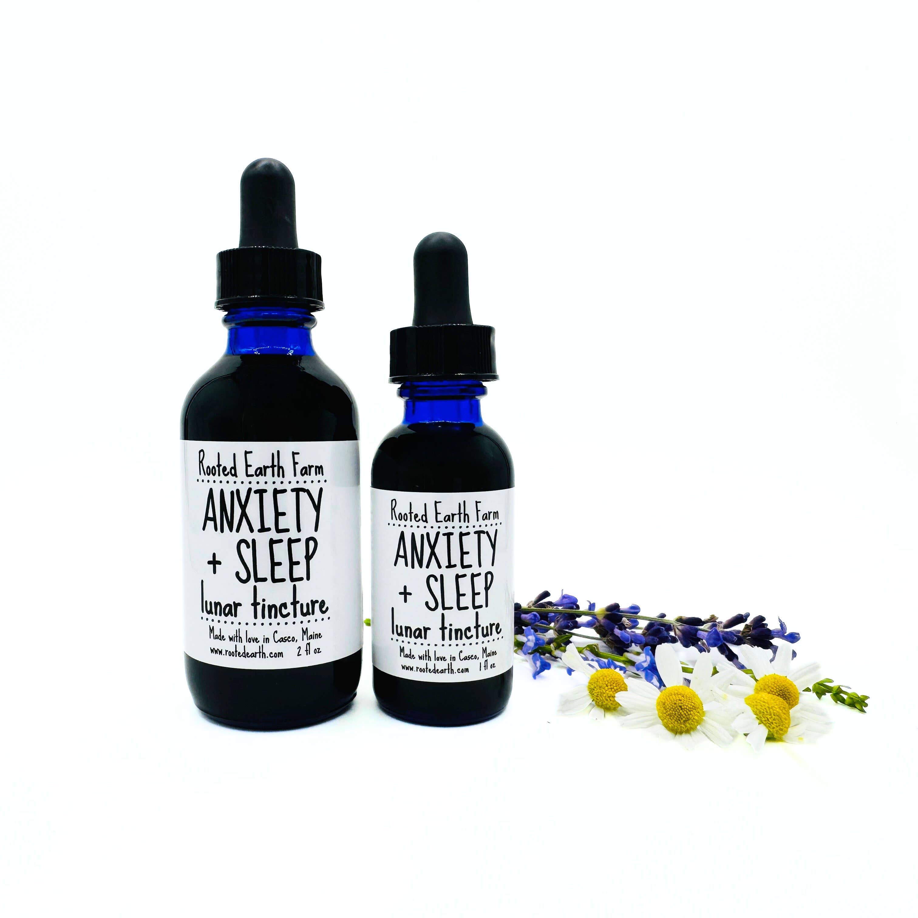 Rooted Earth Farm + Apothecary - Wholesale Tincture - Anxiety and Sleep Tincture - 2 Size Options5