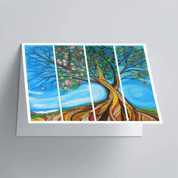 Greeting Card - Life Roots for wholesale by April Lacheur Art